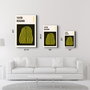 Wallity Pintura Decorativa de Vidrio Templado 46 x 72 cm